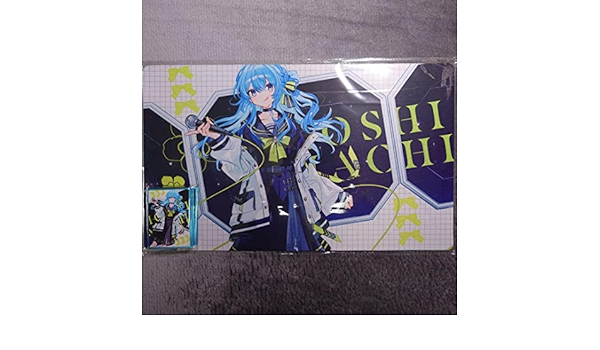 贅沢 α1 スリーブ&プレイマット 星街すいせい ハイビスカス&青いマイク